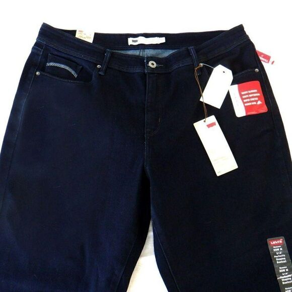 Levis 512 Perfectly Shaping Bootcut blue jeans NWT - Picture 1 of 7